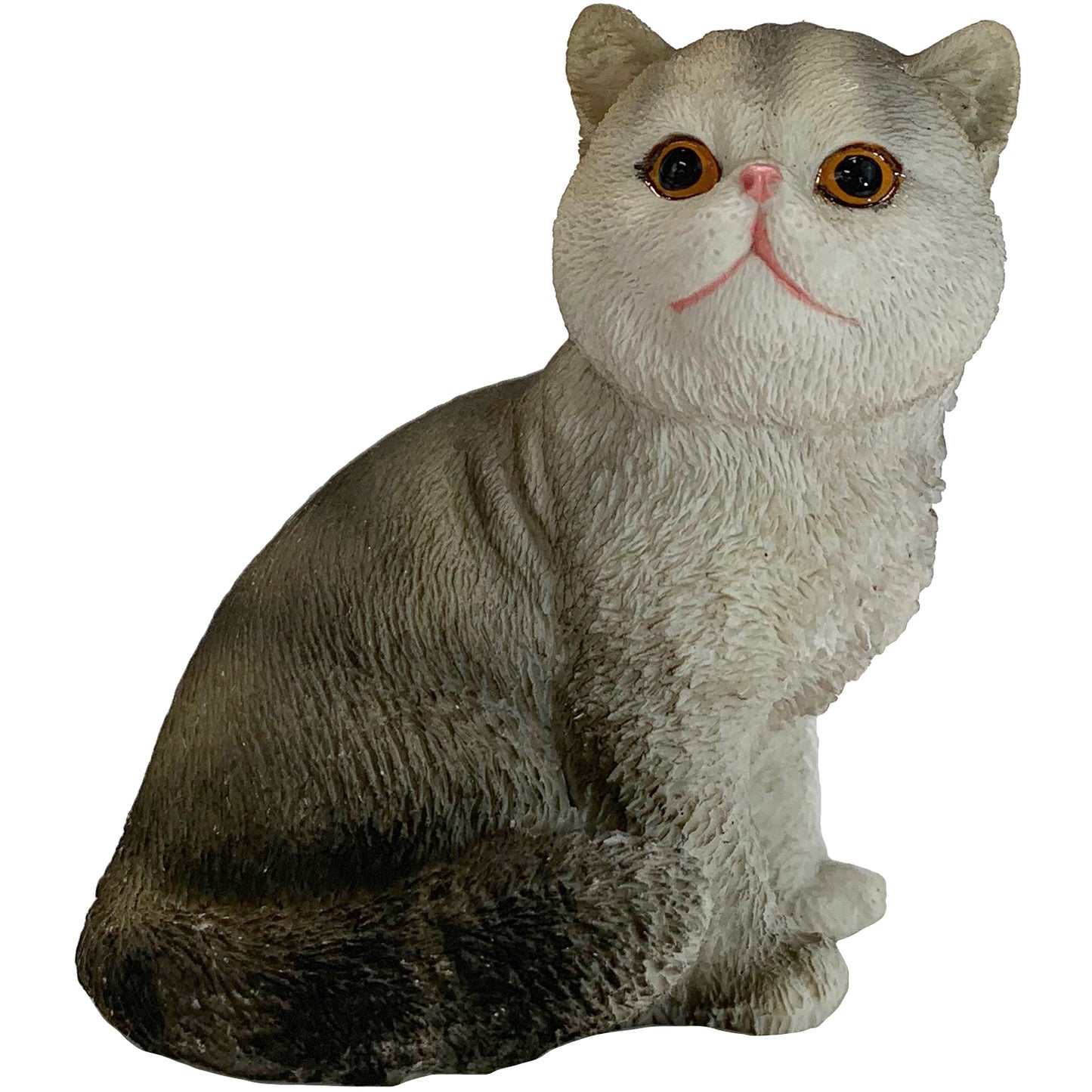 Calico Exotic Shorthair Cat Sculpture