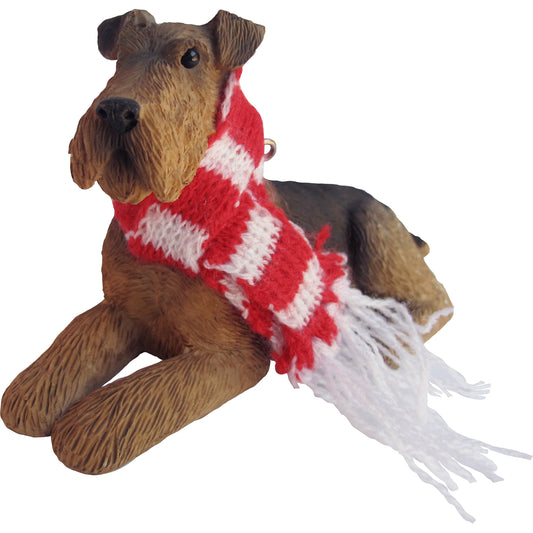 Airedale Terrier Christmas Tree Ornament