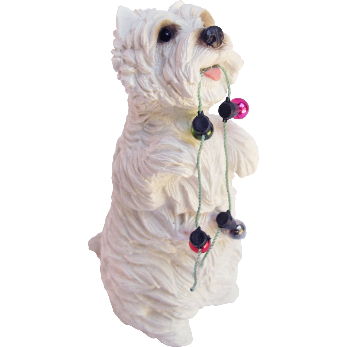 Playful West Highland White Terrier Christmas Ornament