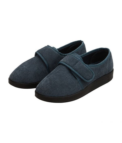 Men's Antimicrobial Adjustable Wide Slippers
