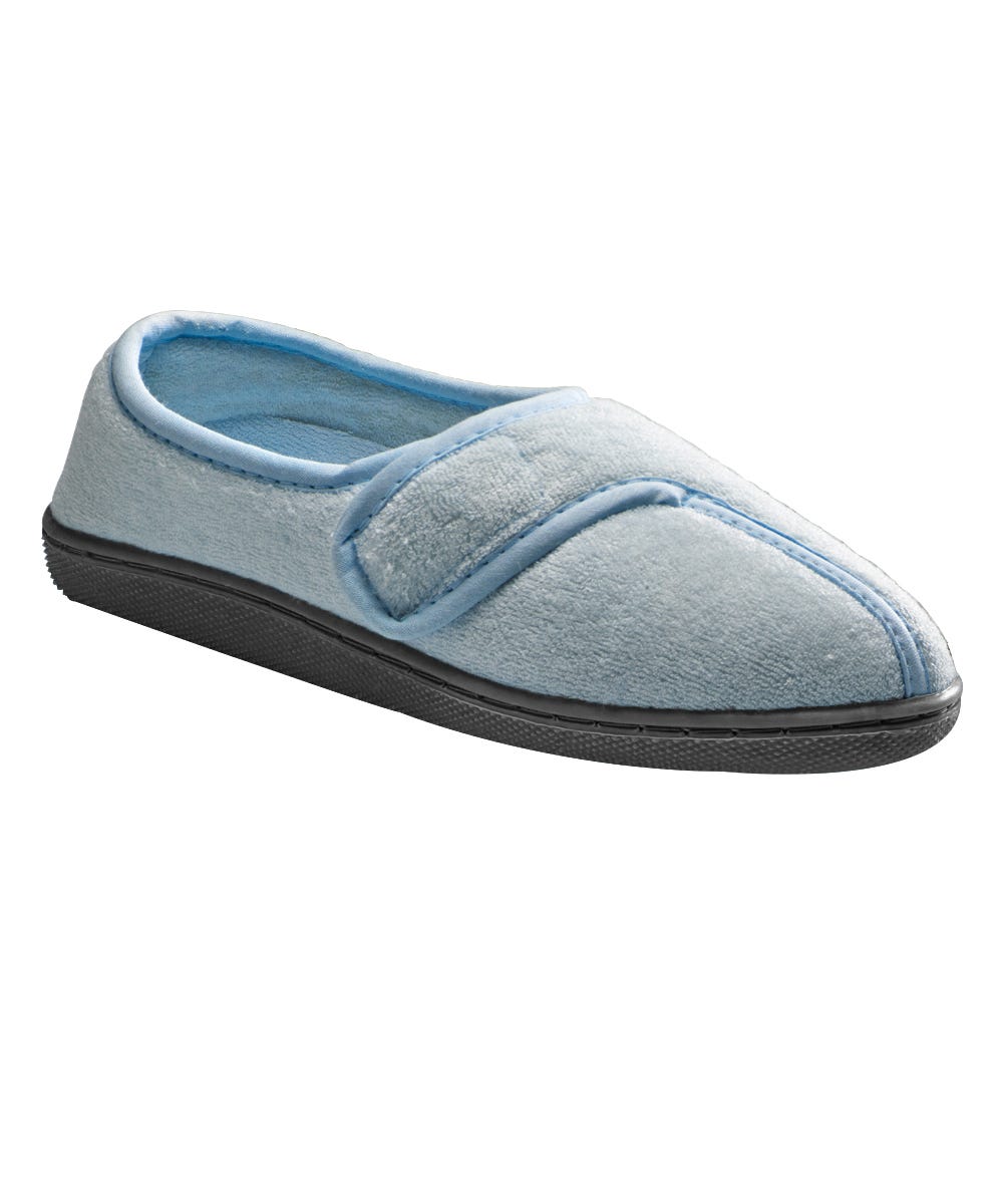 Womens Adjustable Terry Slippers