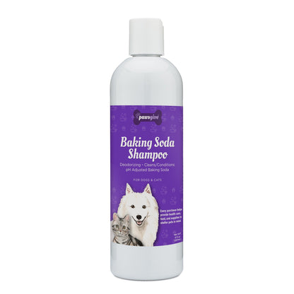PawsGive - PawsGive Deodorizing Shampoo For Dogs & Cats With Baking Soda - 8 Oz