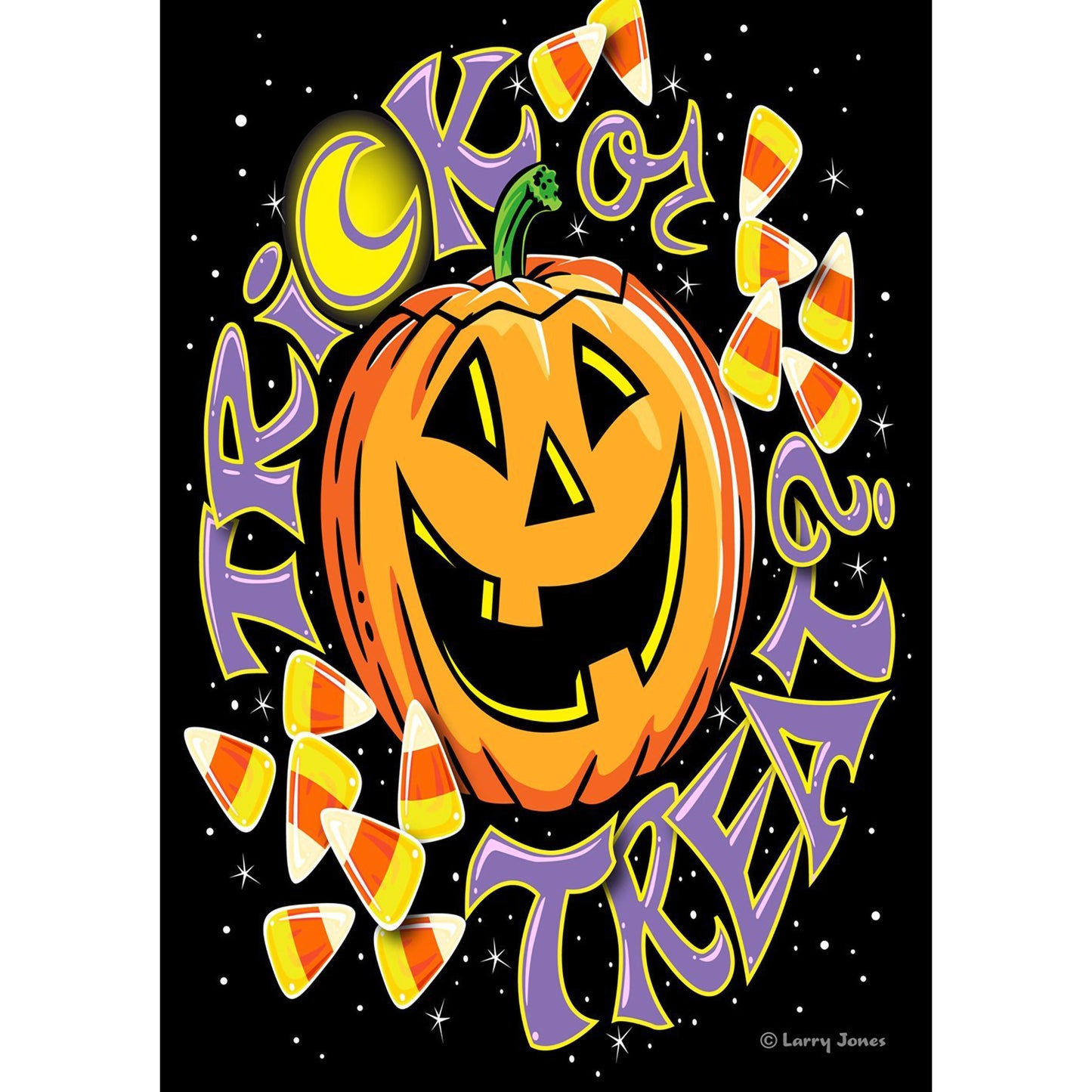 Trick Or Treat Double Sided Garden Flag
