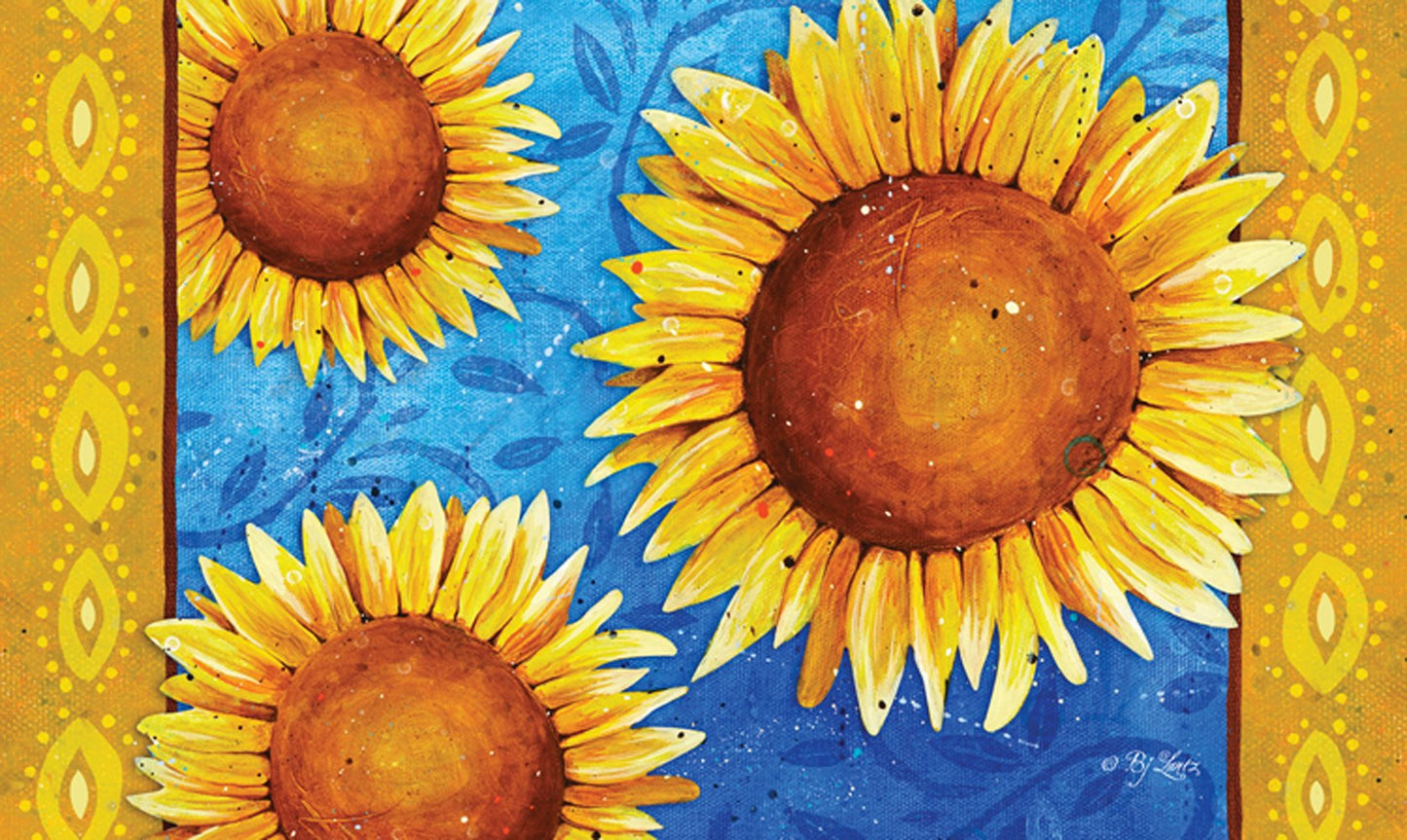 Sweet Sunflowers Door Mat