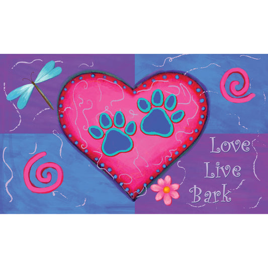 Love Live Bark Door Mat