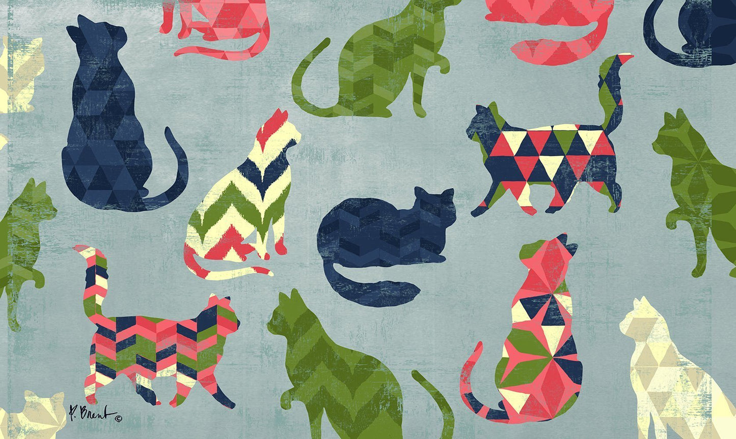 Toland Home Garden - Toland Cat Pattern Door Mat
