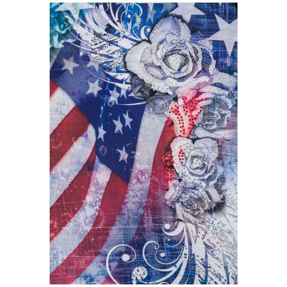 American Flag Roses Cardigan Top