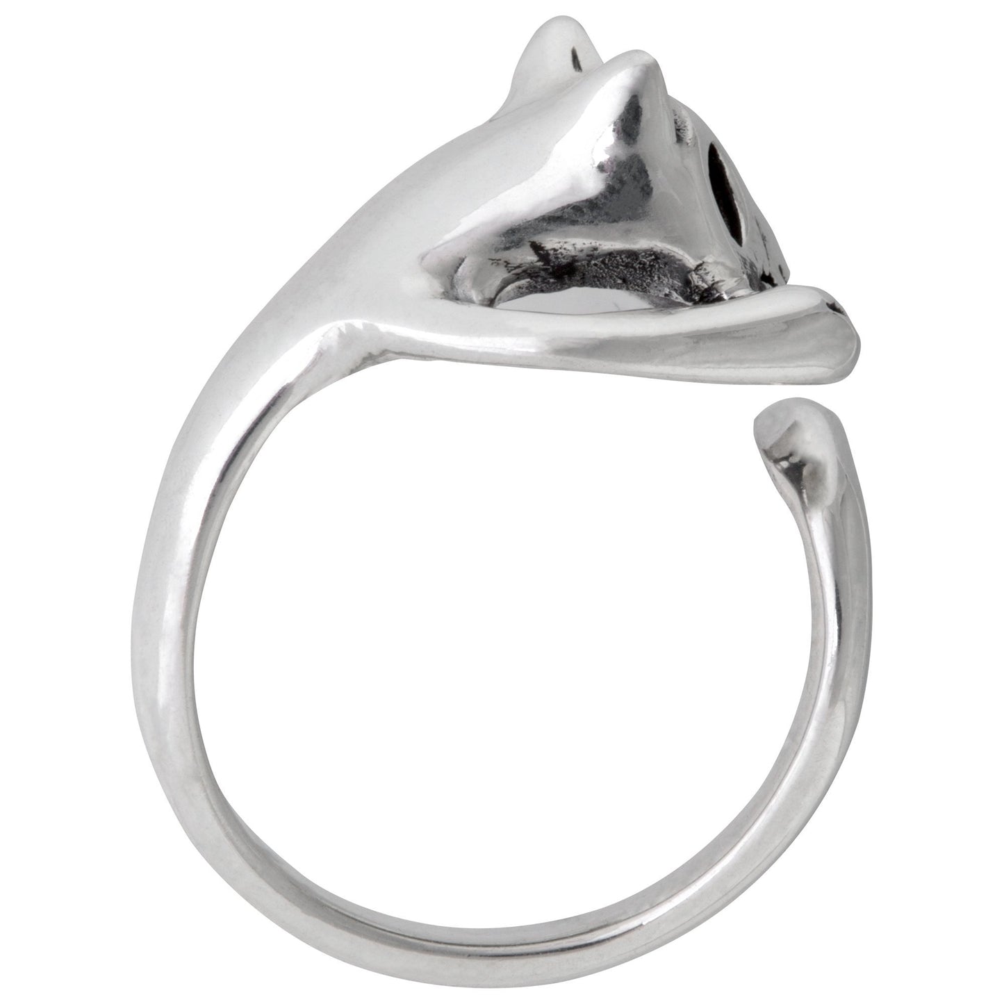 Cat Sterling Wrap Ring
