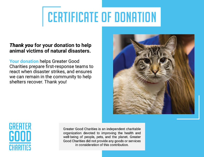 Help Animal Victims of Natural Disasters