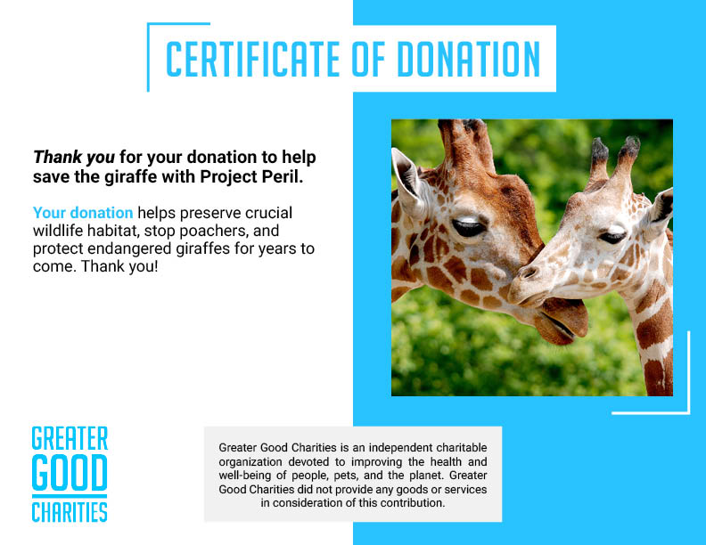 Project Peril: Help Save the Giraffe