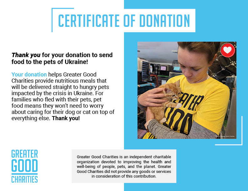 Ukraine Crisis: Feed Pets in Need
