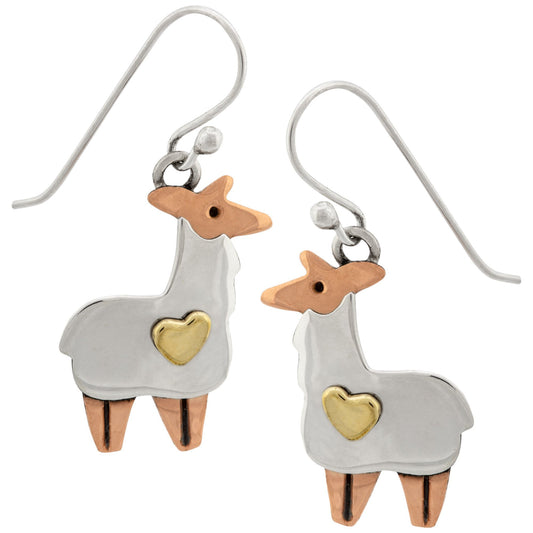 Llama Sterling Silver Earrings