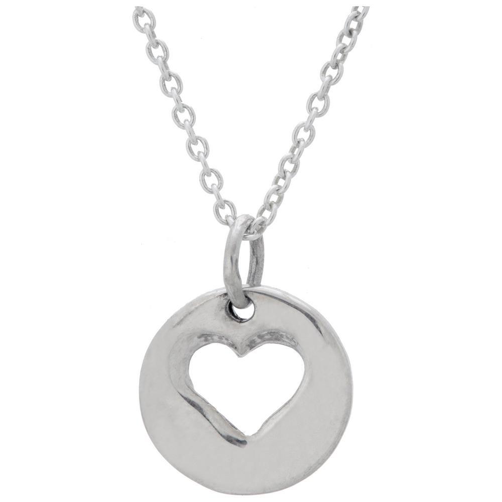 Lucky Heart Sterling Necklace