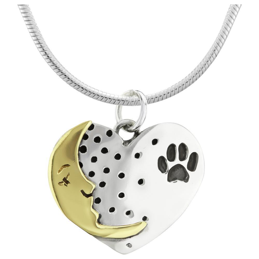 Moonstruck Paw Sterling Necklace