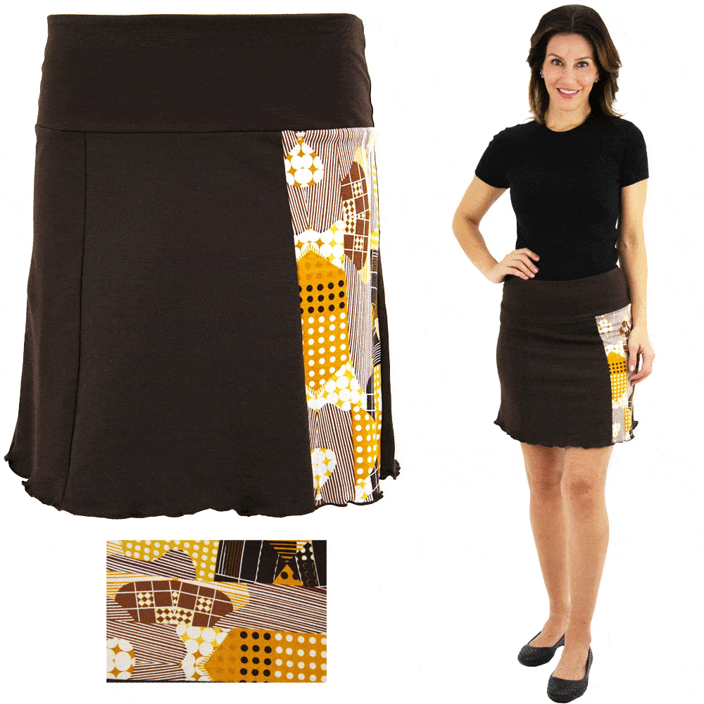 Open Arms Honeycomb Graphic Skirt
