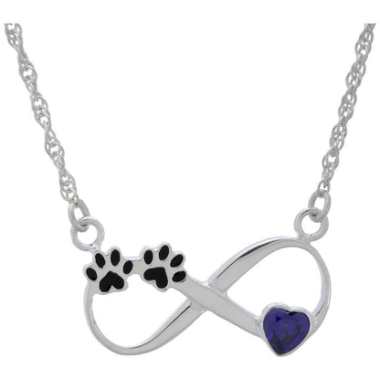 Paw Love Forever Sterling Necklace