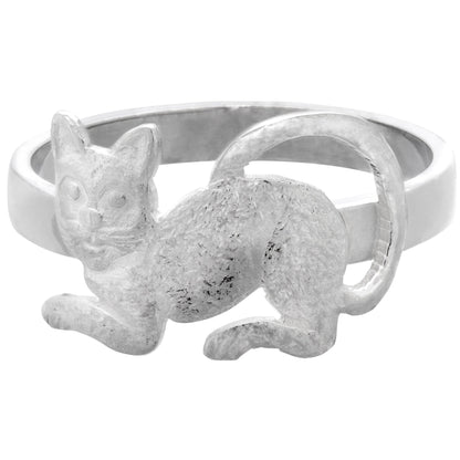 Peruvian Cat Sterling Ring