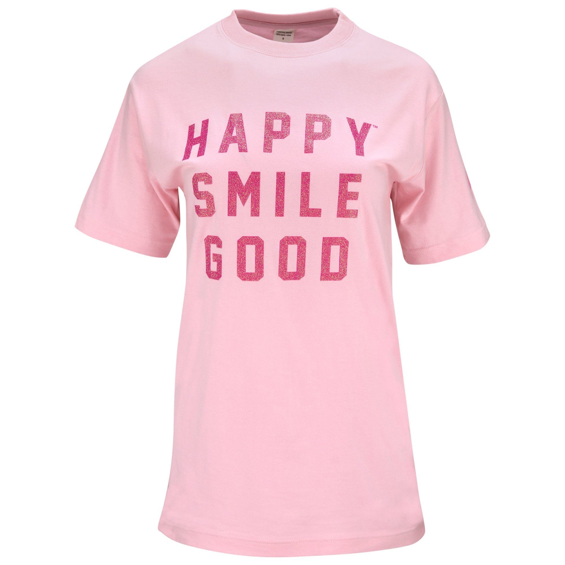 Pink Ribbon Happy Smile Good&trade; Adult T-Shirt