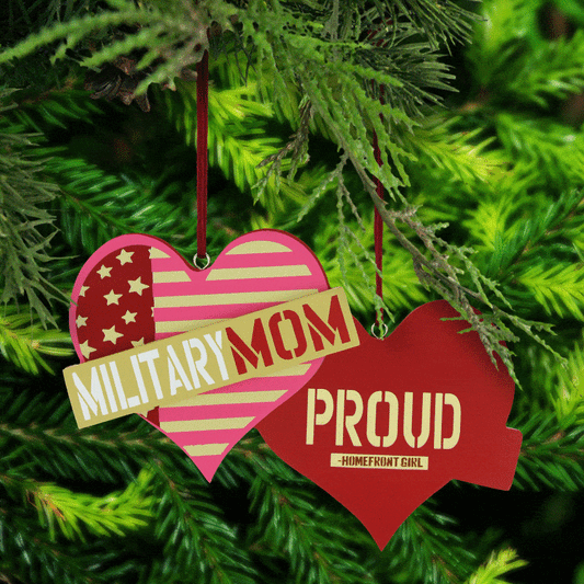Proud Military Mom Ornament