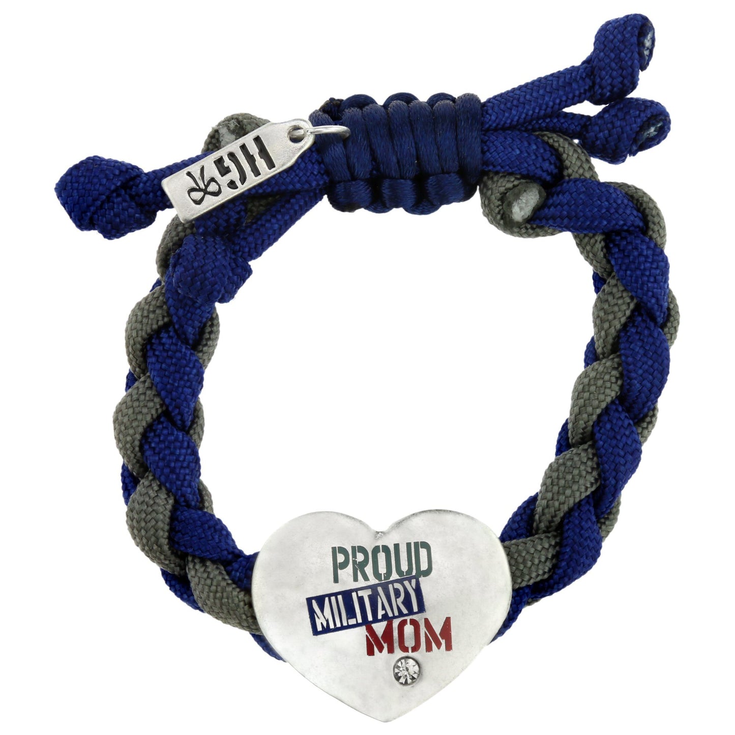Proud Military Mom Paracord Bracelet