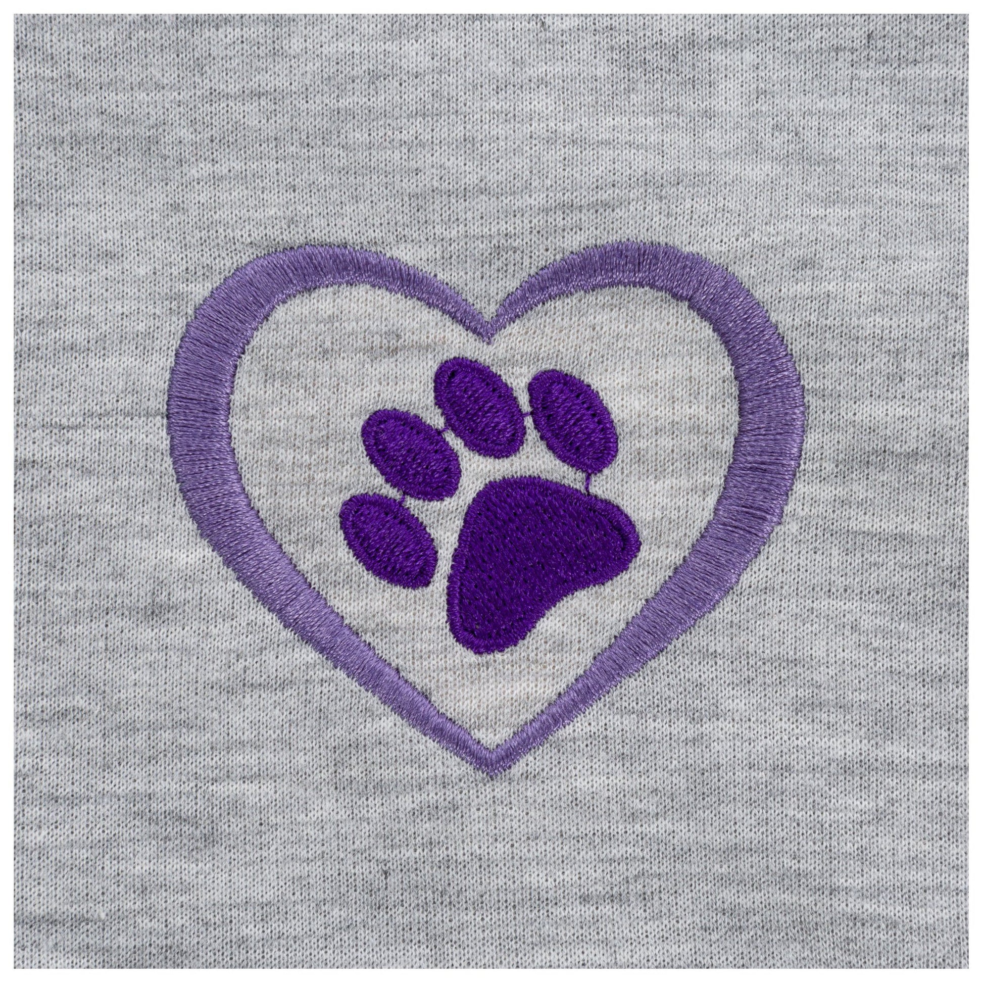 Purple Paw Pet Pouch Hooded Sweatshirt