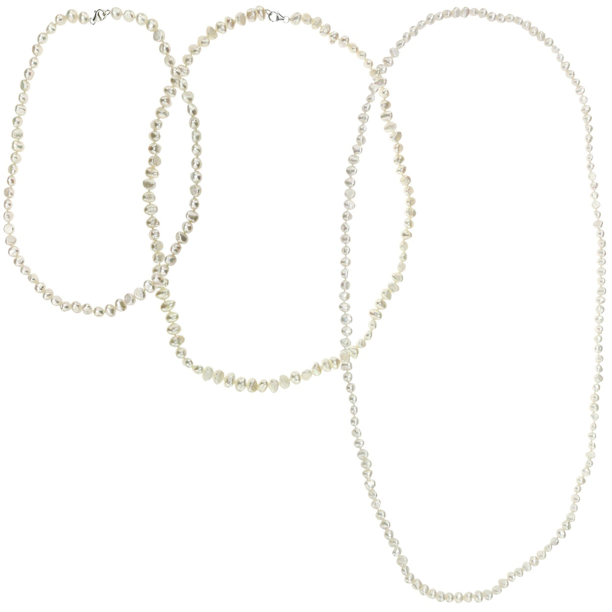 Simple Beauty Pearl Rope Necklace