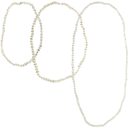 Simple Beauty Pearl Rope Necklace