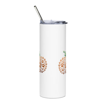 Pumpkin of Paws Stainless Steel Tumbler