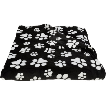 Super Cozy&trade; Fleece Paw Pillow Cases & Blanket