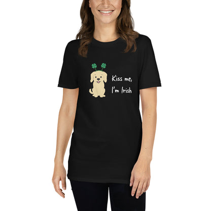 Kiss Me I'm Irish Dog T-Shirt