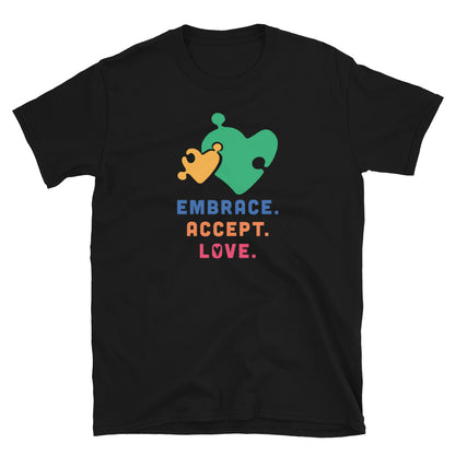 Puzzle Heart Embrace T-Shirt