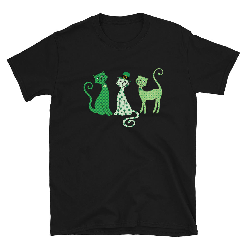 Whimsy St. Patrick's Day Cats T-Shirt
