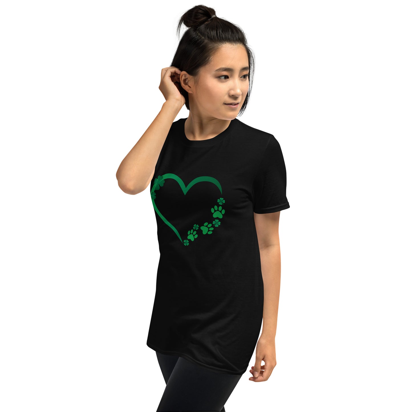 St. Patrick's Paw Heart T-Shirt