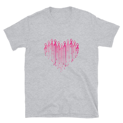 Painted Heart of Pink Ribbons T-Shirt
