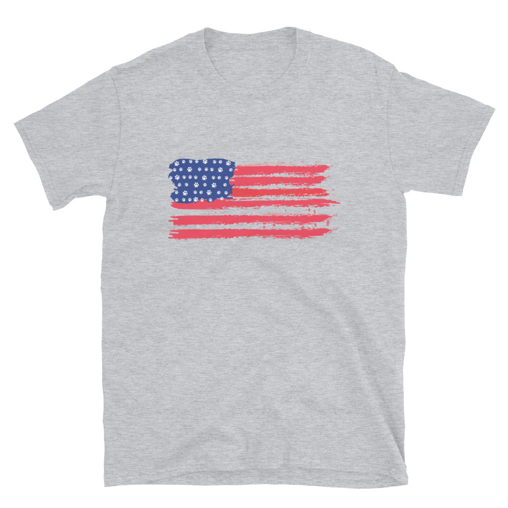 Paw-triotic Flag T-Shirt