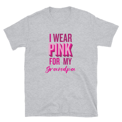 I Wear Pink For My Grandpa T-Shirt