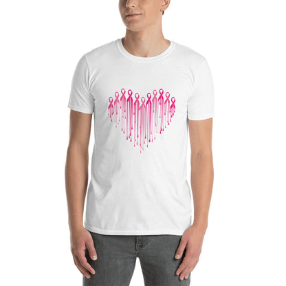 Painted Heart of Pink Ribbons T-Shirt