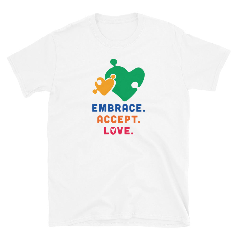 Puzzle Heart Embrace T-Shirt