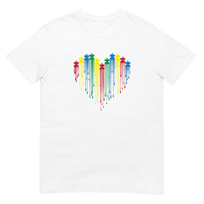 Painted Heart for Autism T-Shirt