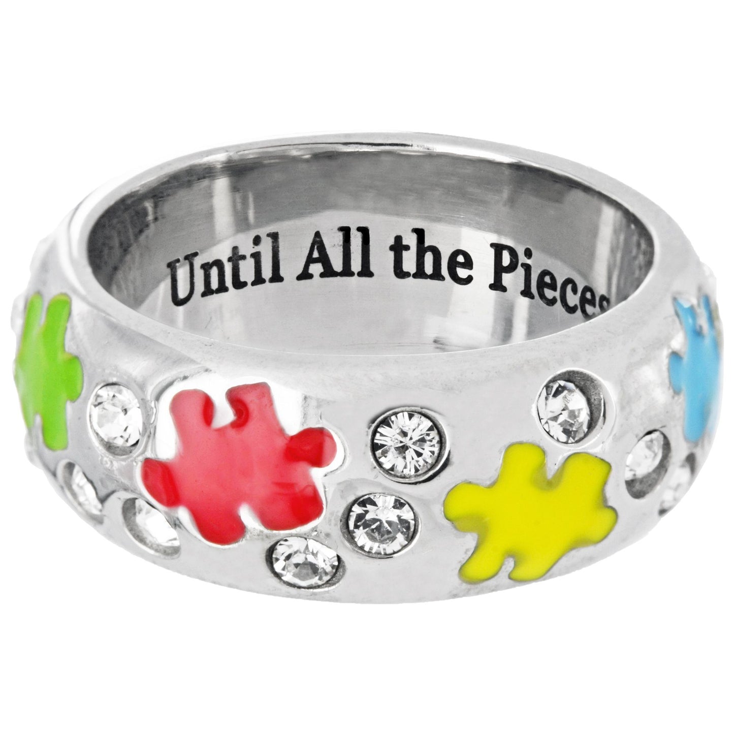 Until The Pieces Fit Swarovski Crystal Ring