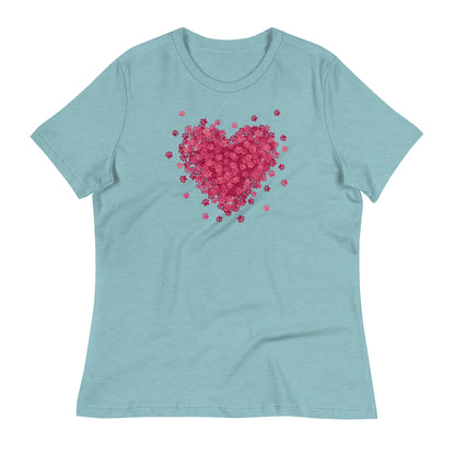 Bursting with Paw Love Women's Relaxed T-Shirt