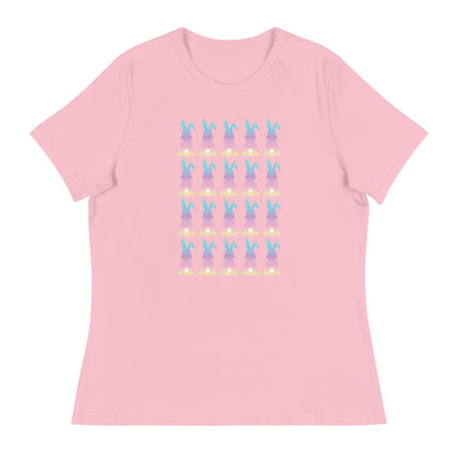 Cotton Candy Colored Bunny Women's Relaxed T-Shirt